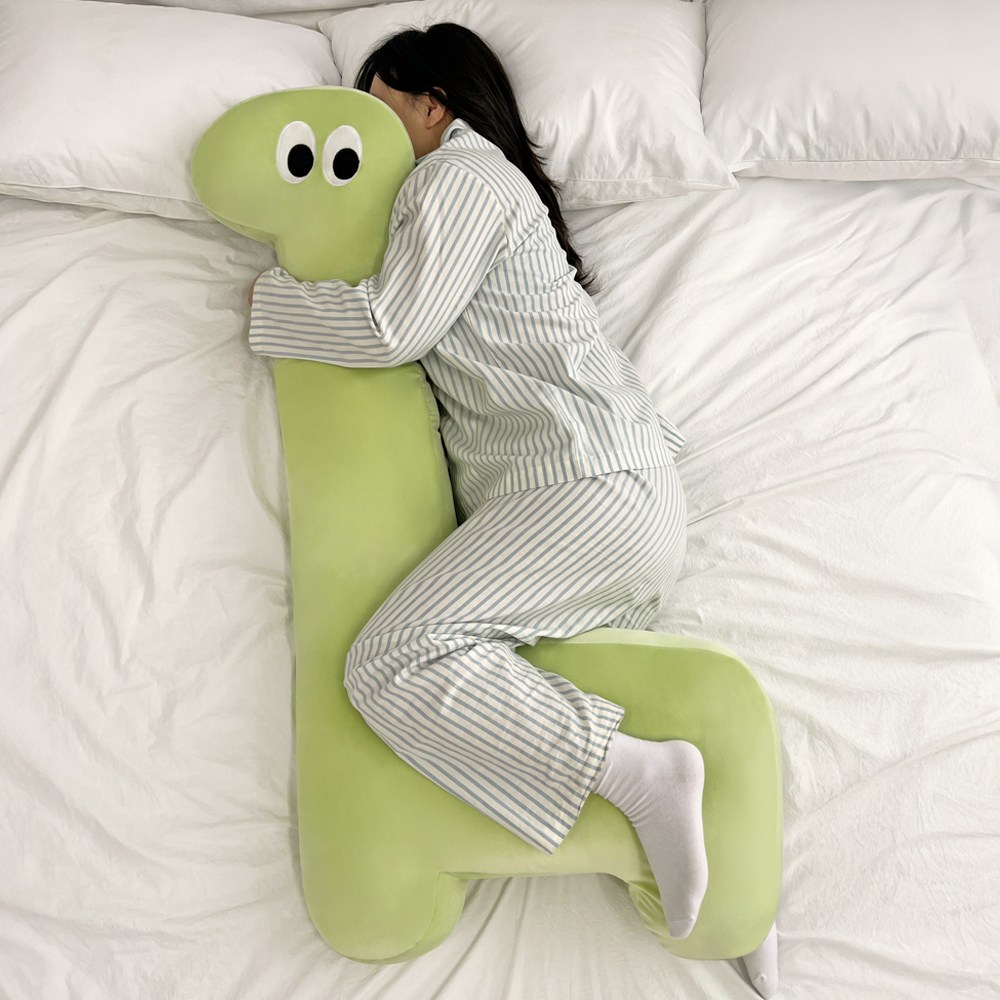 미뇽맨션 다이노 바디필로우 귀여운 반려 애착 대형 롱 모찌 인형 집들이 집순이 자취, 그린 24,900원