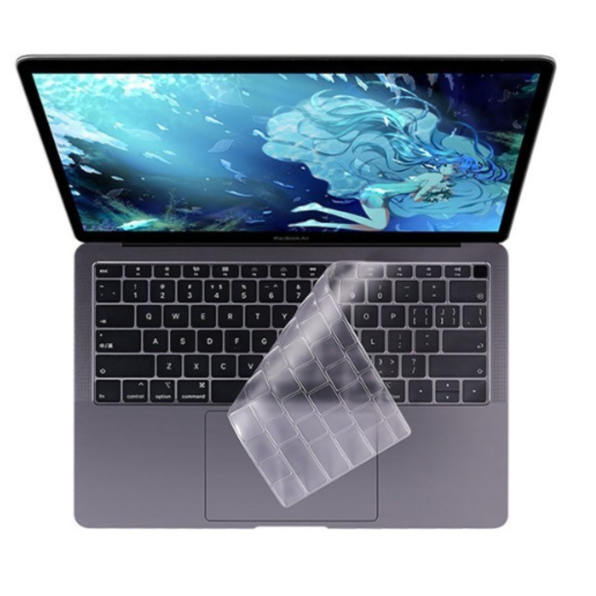 와이즈 맥북 에어 프로 투명 키스킨, 투명, 현재가 9,900원