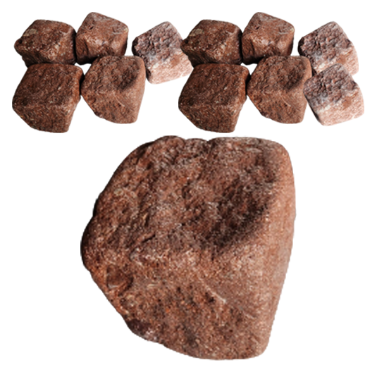 WITH블럭 레드 사구석 굴림석 100x100x100mm, 12개, 2.5kg 37,500원