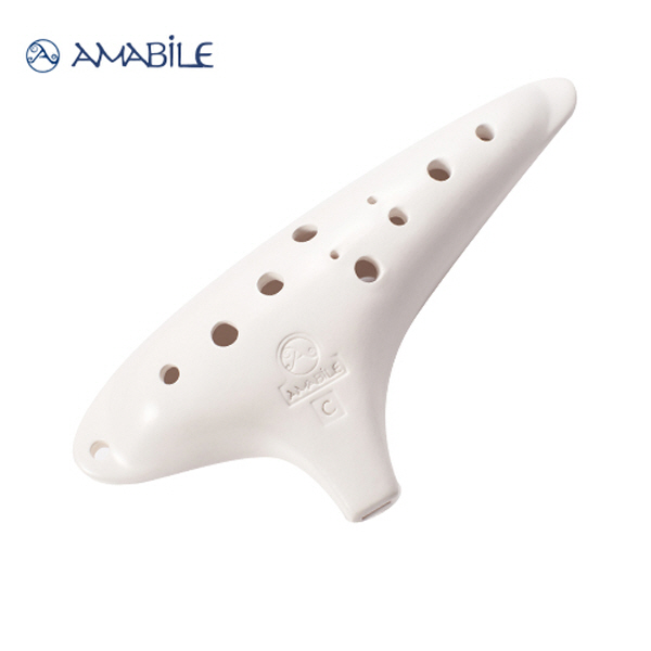 아마빌레오카리나 스탠다드 알토 소프라노 화이트 (케이스/목걸이줄/ 융) 58,100원