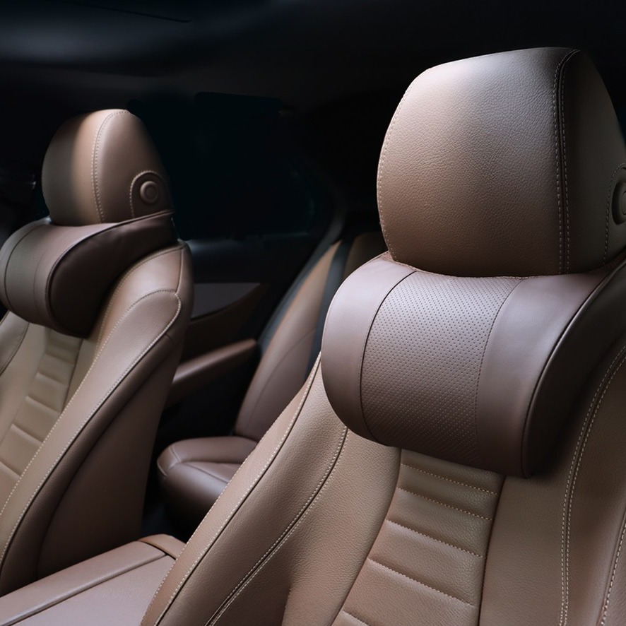 엔칸타 세이프레더넥 가죽 메모리폼 차량용 목쿠션, 2개, 초코브라운, 현재가 25,800원