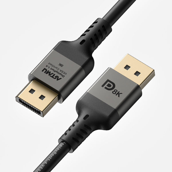아트뮤 VESA 인증 DP to DP 1.4 8K DisplayPort 케이블 메탈블랙, 2m, 1개 21,900원