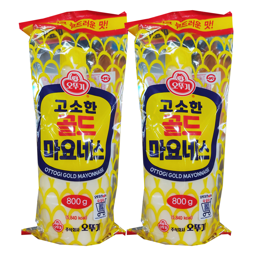 오뚜기 고소한 골드 마요네스, 800g, 2개 13,410원