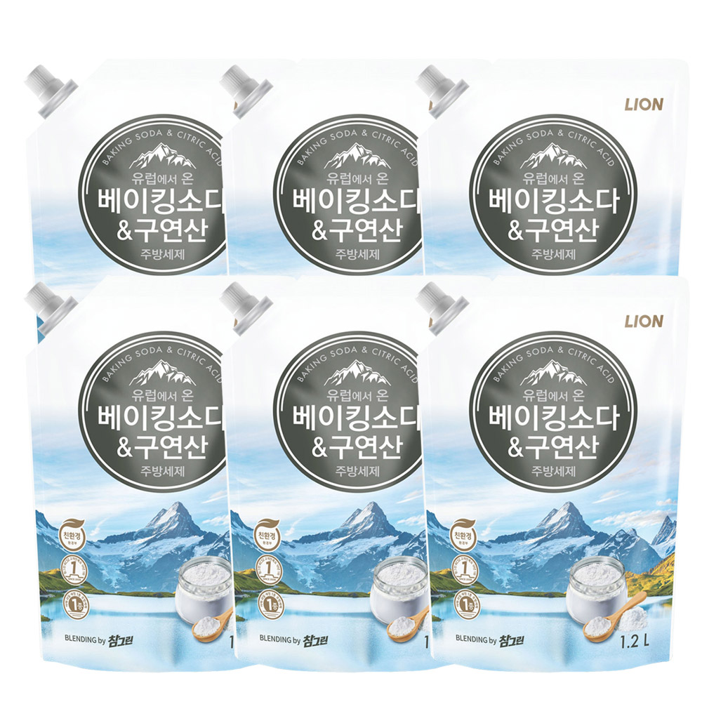 참그린 유럽에서온 베이킹소다&구연산 담은 주방세제 리필 18,900원