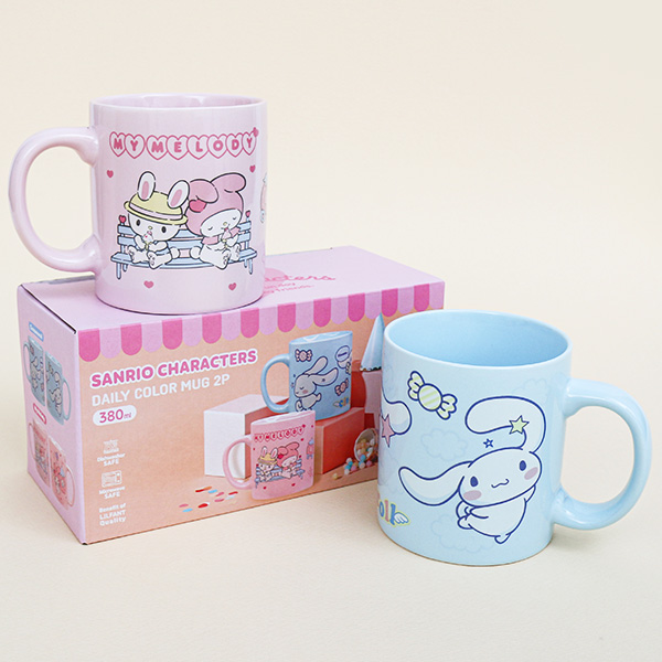 산리오 머그컵 [시나모롤 마이멜로디 2P세트-8642], 산리오-SR0073, 1세트 17,190원
