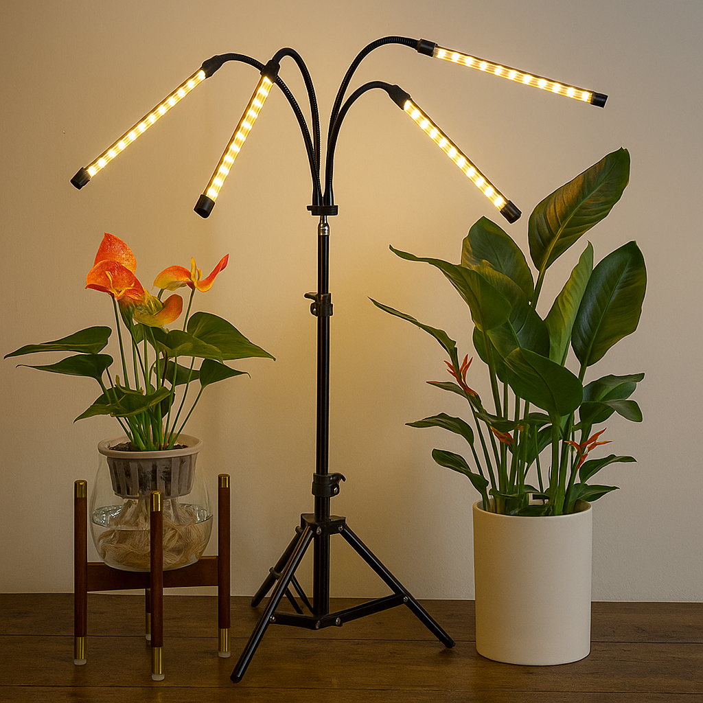 비상 4헤드 삼각대 LED 식물성장 생장등 스탠드 (어댑터포함) 34,900원