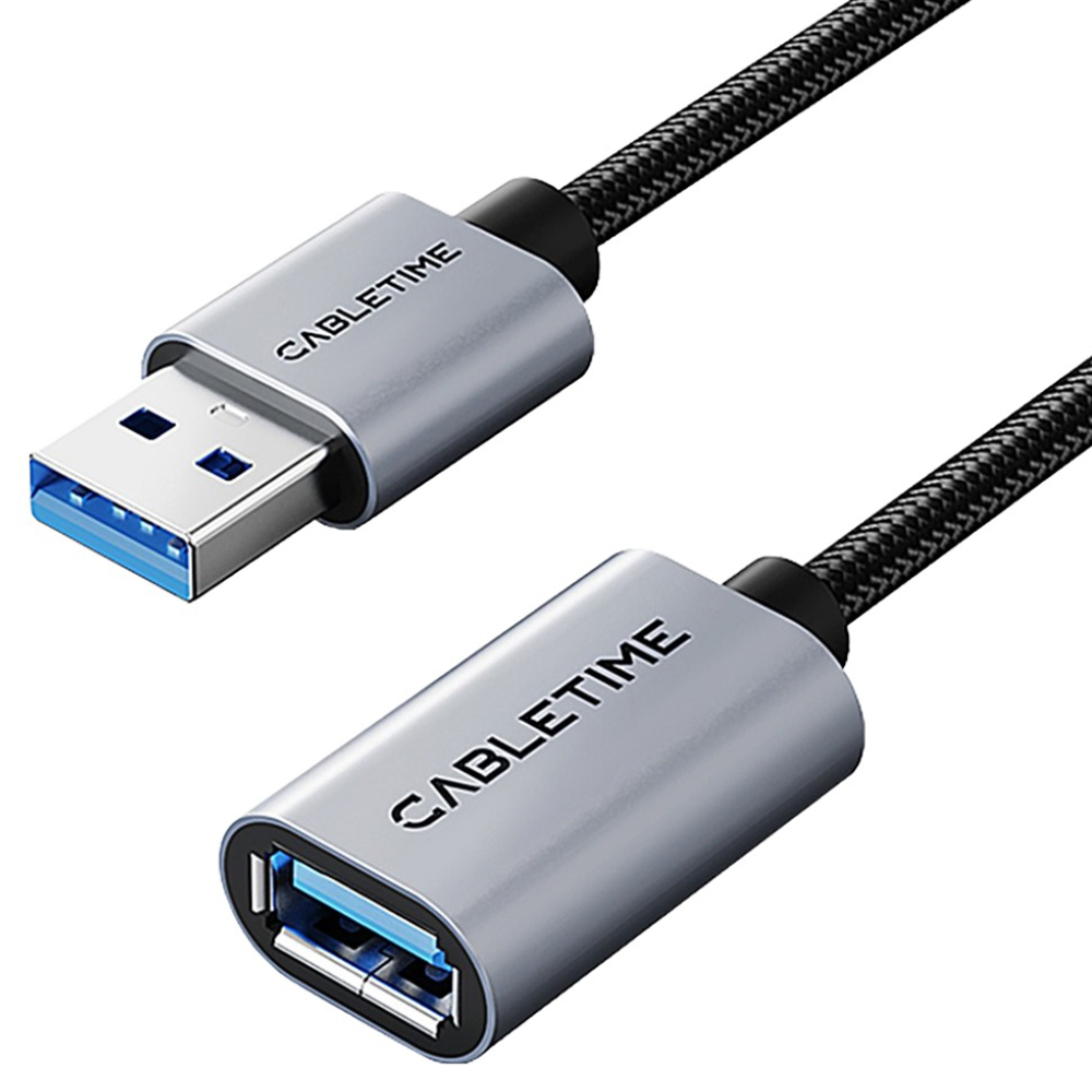 케이블타임 USB3.0 M to F 연장 케이블, 1개, 0.5m 6,900원