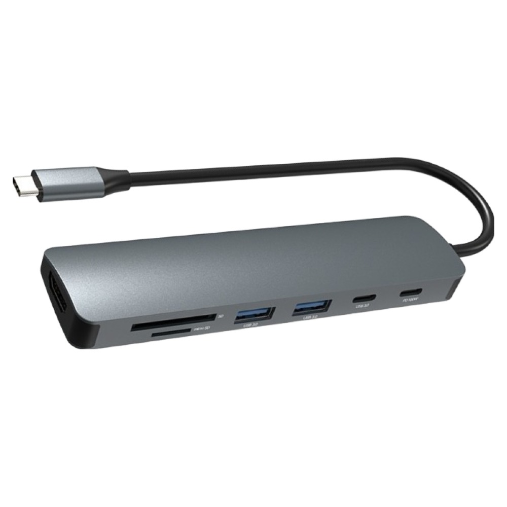 아이노트 7in1 C타입 스팀텍 지원 DEX 지원 USB C / A 5Gbps HDMI 4K PD 100W 고속 충전 멀티 허브 CH48P 19,900원