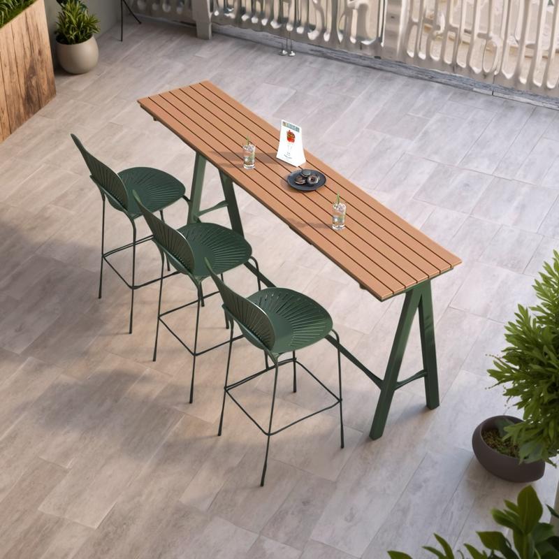 바픽스 야외 바테이블 방수 카페 스탠딩 탁자 책상 와인바 아일랜드, 녹색 175,230원