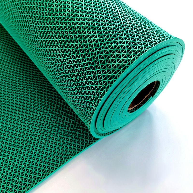 프리미엄 미끄럼방지 격자형 PVC 롤 매트 15M, 그린, 1개 134,000원