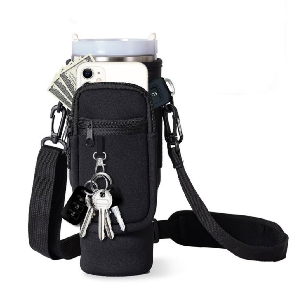 유티 스탠리 텀블러 키링걸이 가방 + 줄 세트, 블랙, 1세트 8,400원