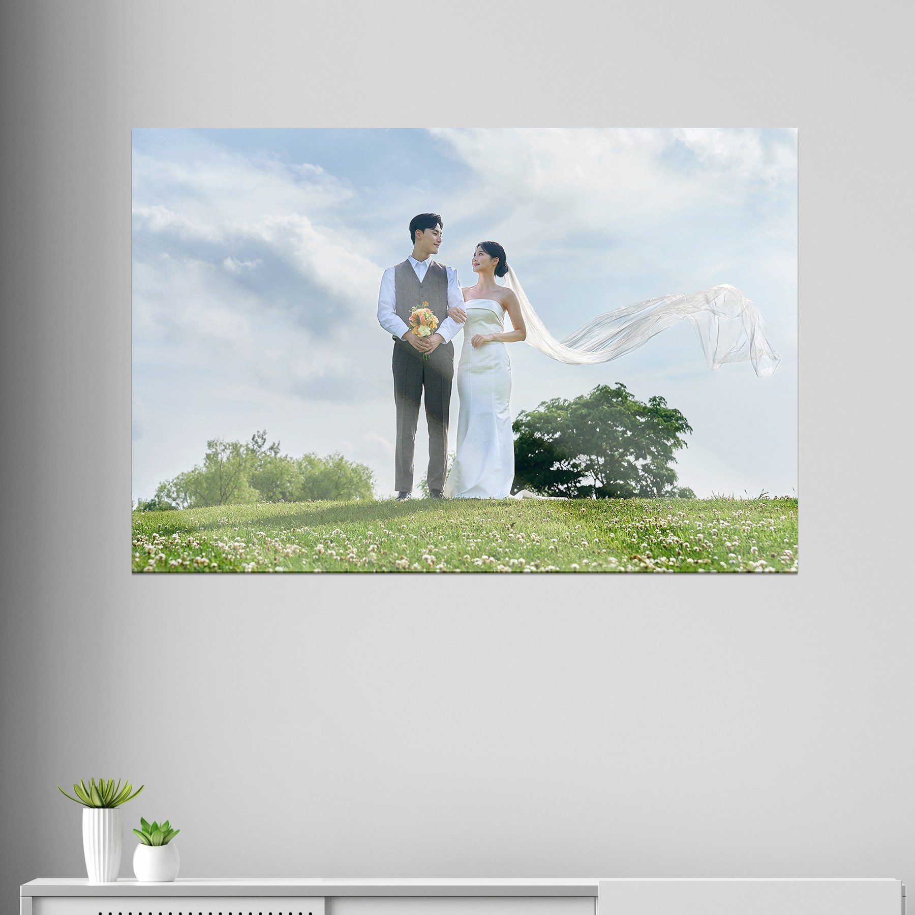 피앙세포토 (1+1이벤트) 아크릴액자 주문제작 대형 웨딩 본식 웨딩 가족사진 26,000원