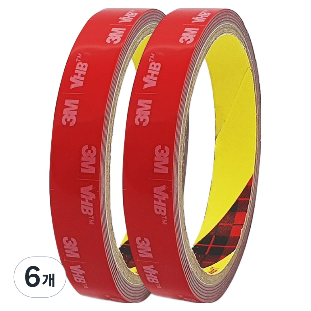 브이에이치비 쓰리엠 강력 아크릴폼 양면테이프 그레이 20mm x 1.5m, 6개 10,650원
