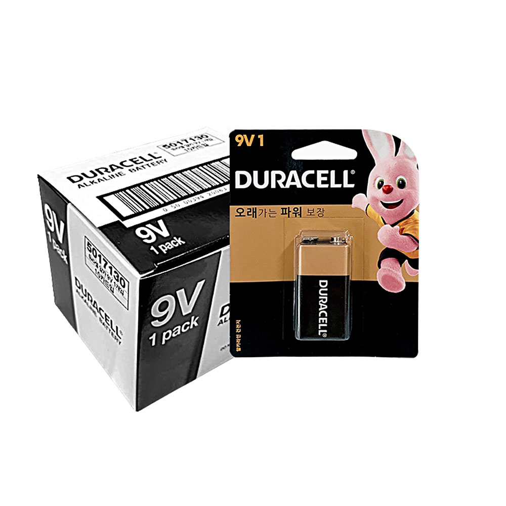 [건전지] 듀라셀 DURACELL MN1604 알카라인 포장 10개입 9V, 10개입, 1개 49,000원