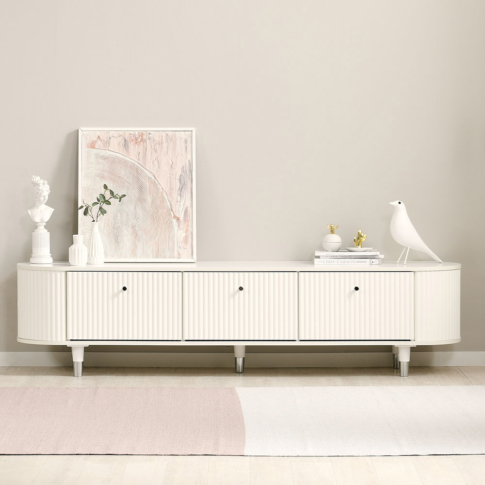 우아미 베누 템바보드 거실장 티비다이 TV장 1800 방문설치, 아이보리 279,000원