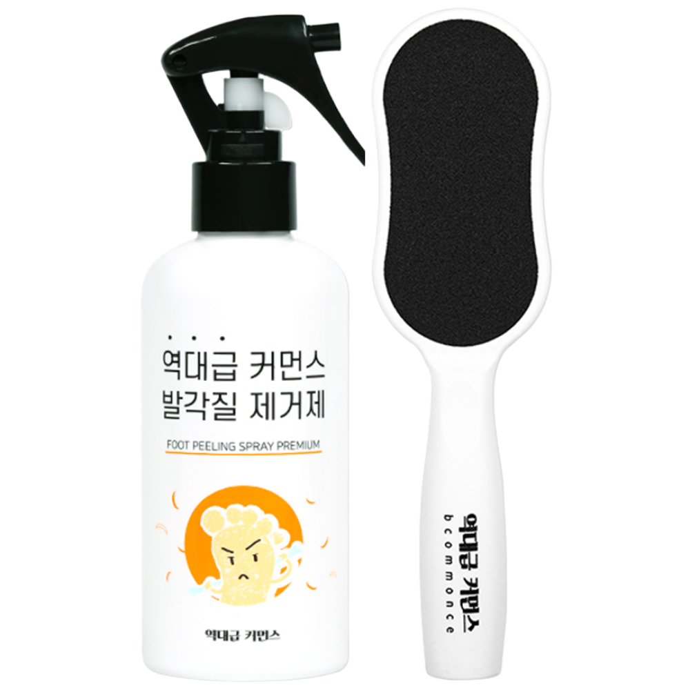 역대급커먼스 발각질 제거제+각질 제거기 풋파일 세트 (올리브영 입점 제품! 발바닥, 뒷꿈치 각질 제거! 연화제 성분 함유), 1개, 200ml 34,000원