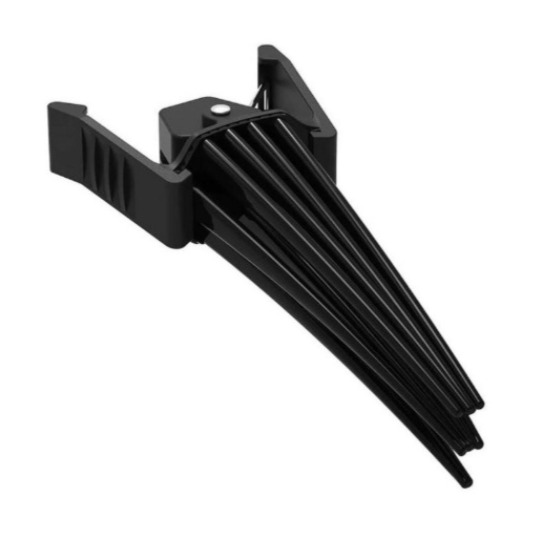 FATTYS 1+1 남여공용 가르마 뿌리 앞머리 볼륨 집게 볼륨핀처 고정 집게핀, 1세트, 블랙2P 4,900원