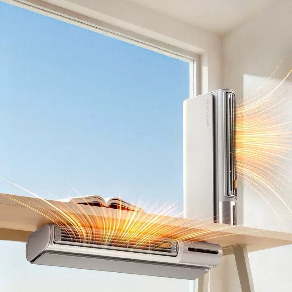 WIRQO 탁상 온풍기 소형 스탠드 다기능 미니 온풍기 벽걸이 행잉 겸용 저소음 히터 가정용/사무실용 57,000원