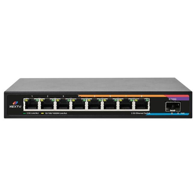 반대쪽 데이터 전송시에도 기다리지않고 전송 10 100 1000 2500Mbps 기가비트 8포트 NEXT-7258GH 79,200원