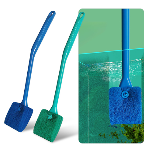 그린스하비 어항 청소 스펀지 롱핸들 유리 청소솔, 2개 8,000원