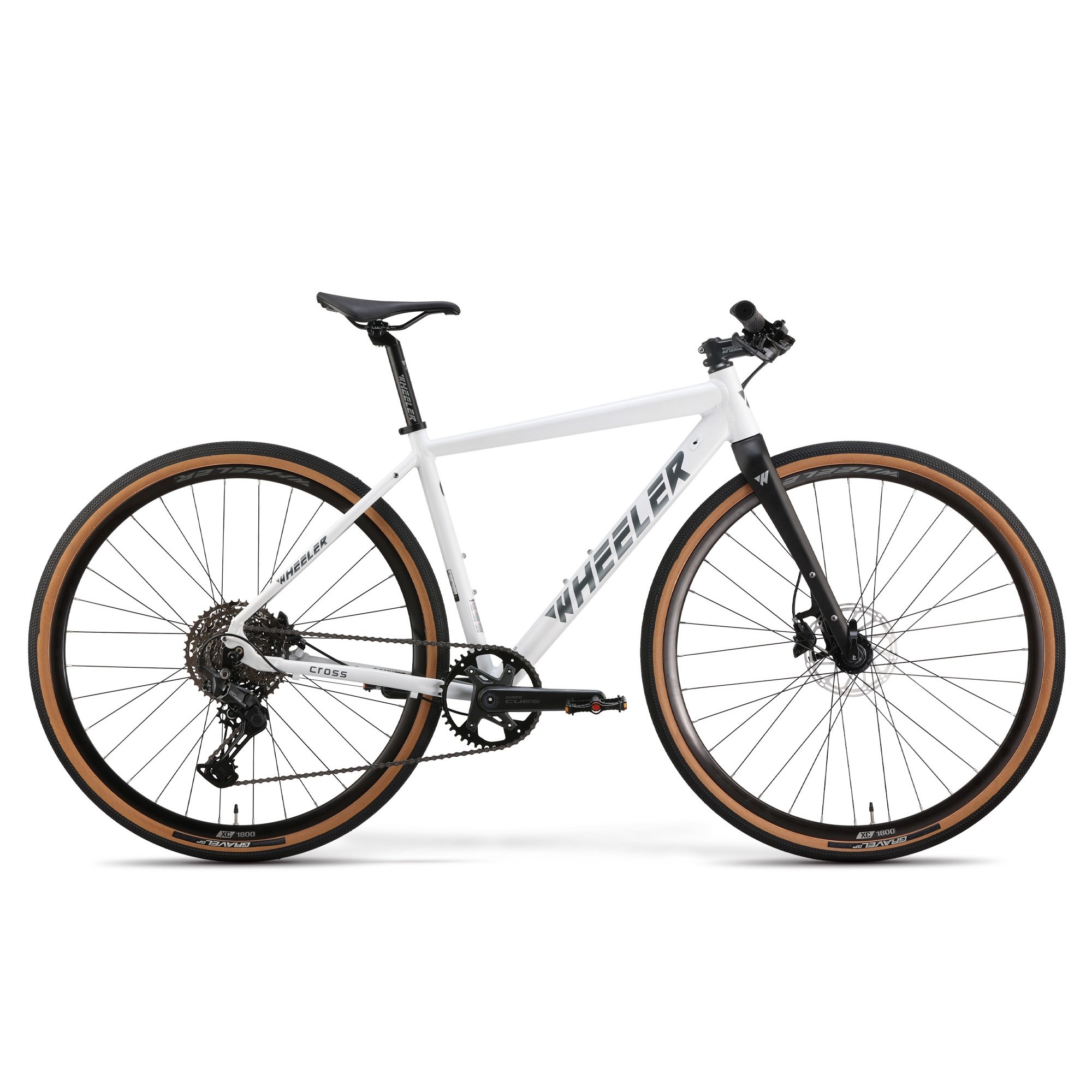 휠러 시마노 CUES6000 11단 카본포크 유압식디스크브레이크 하이브리드자전거 S CROSS R200 미조립, 1개, 180cm, SNOW WHITE GRAY 1,120,000원