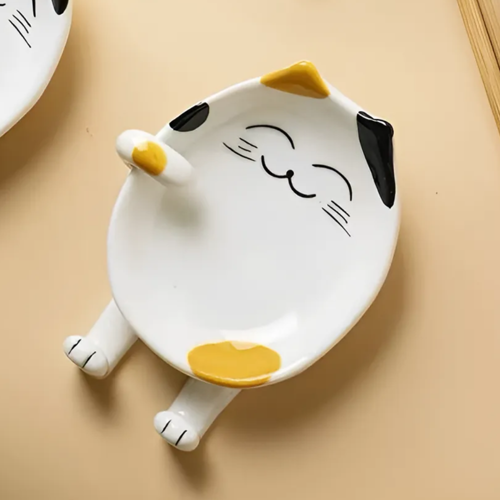 라임리빙 고양이 귀여운 냄비뚜껑 조리도구 받침대, 옐로우, 1개 6,900원