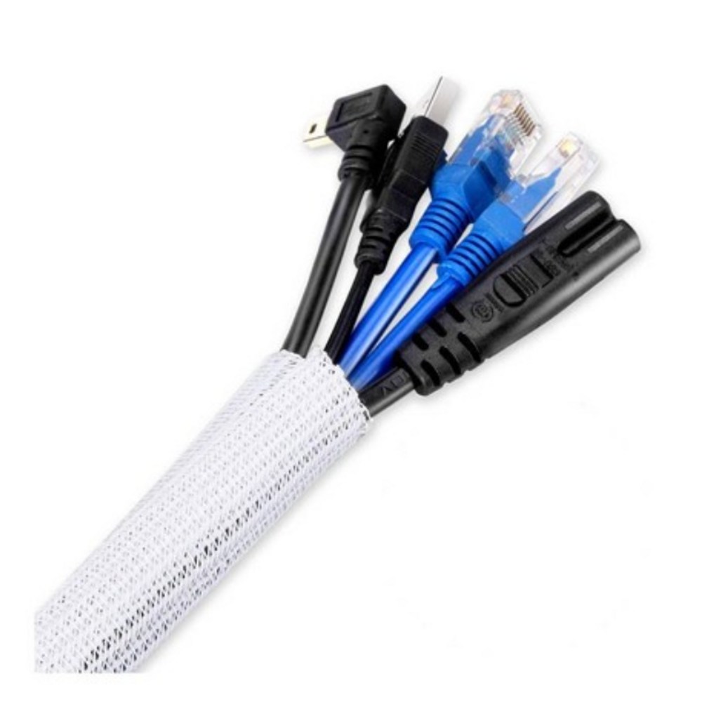 반센트 케이블 정리 튜브 13mm x 5m, 화이트, 1개 8,580원