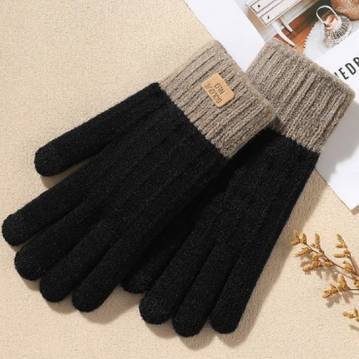 Cw 겨울 스마트폰 남여공용 터치 장갑 울소재 5,900원