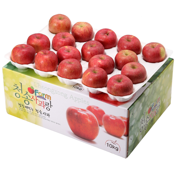 아침햇살 청송사과 9kg가정용/정품/실중량 99,000원