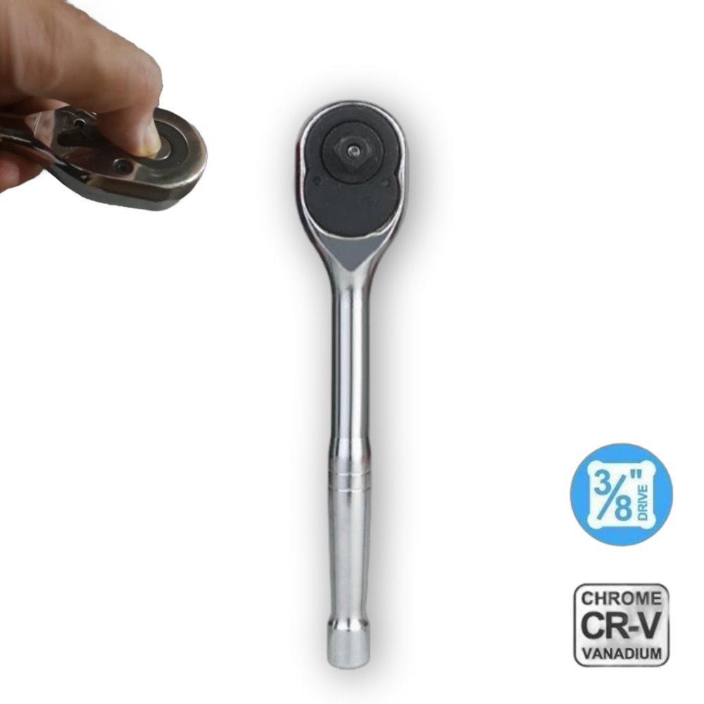 HBN 고강도 크롬 도금 복스 라쳇 핸들 렌치 핸들라쳇 6,800원