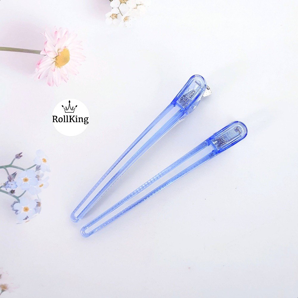 [롤킹] 드라이 커트 핀셋 느낌핀셋 2P 일제 실리콘 헤어핀셋 5컬러 8,000원