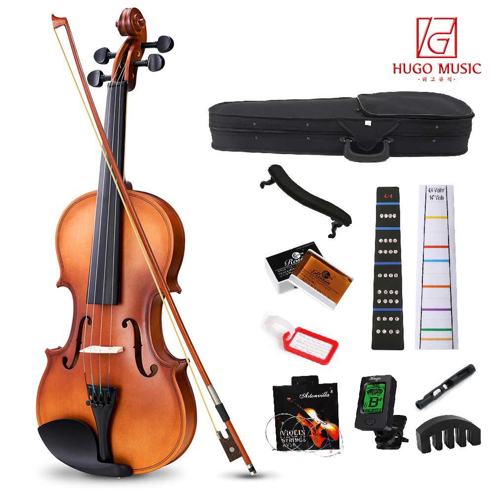 위고뮤직 HUGO-VM4 바이올린 연습용 입문용 교육용 어린이 풀셋 85,000원
