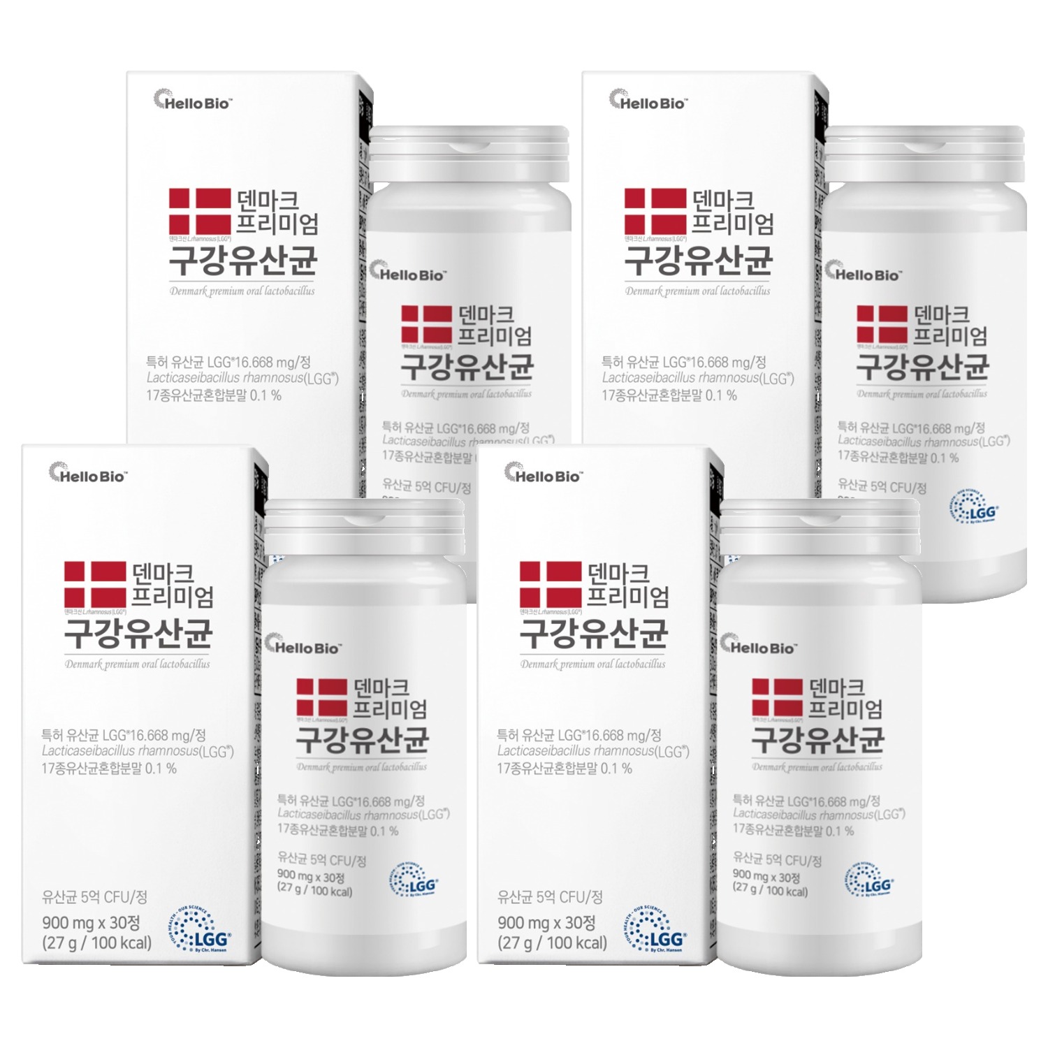 헬로바이오 덴마크 프리미엄 구강유산균 27g 44,900원