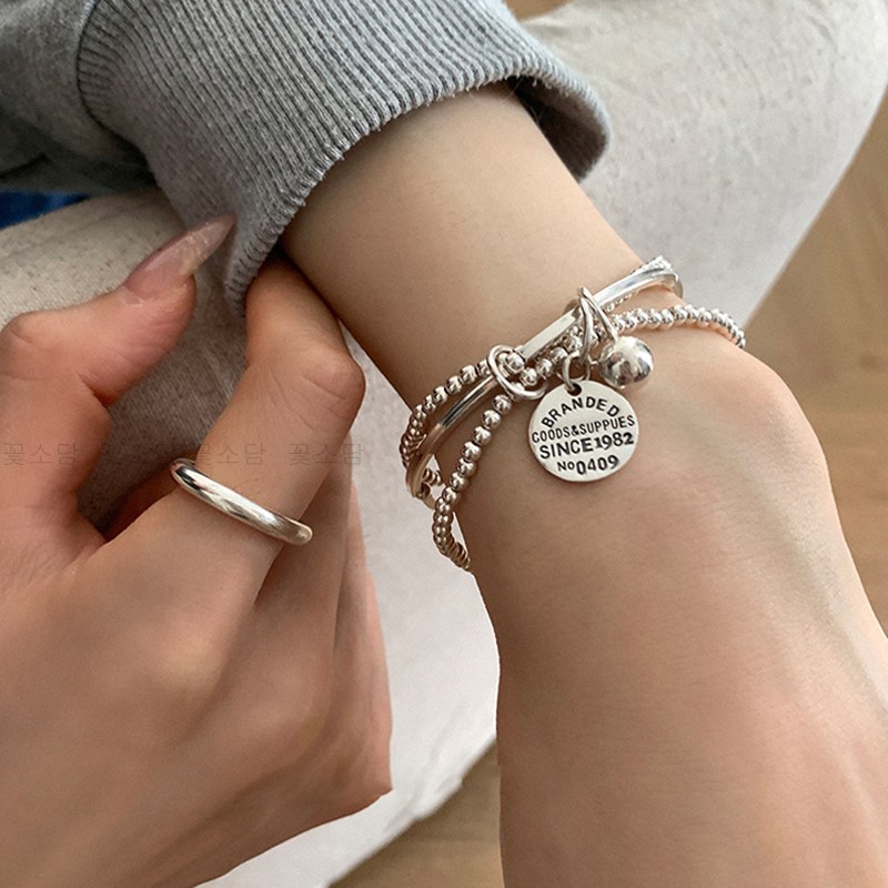 꽃소담 세줄 레이어드 써지컬스틸 패션 팔찌 데일리 도금 은 팔찌 생일선물 여친 주얼리 HZHF3435 9,130원