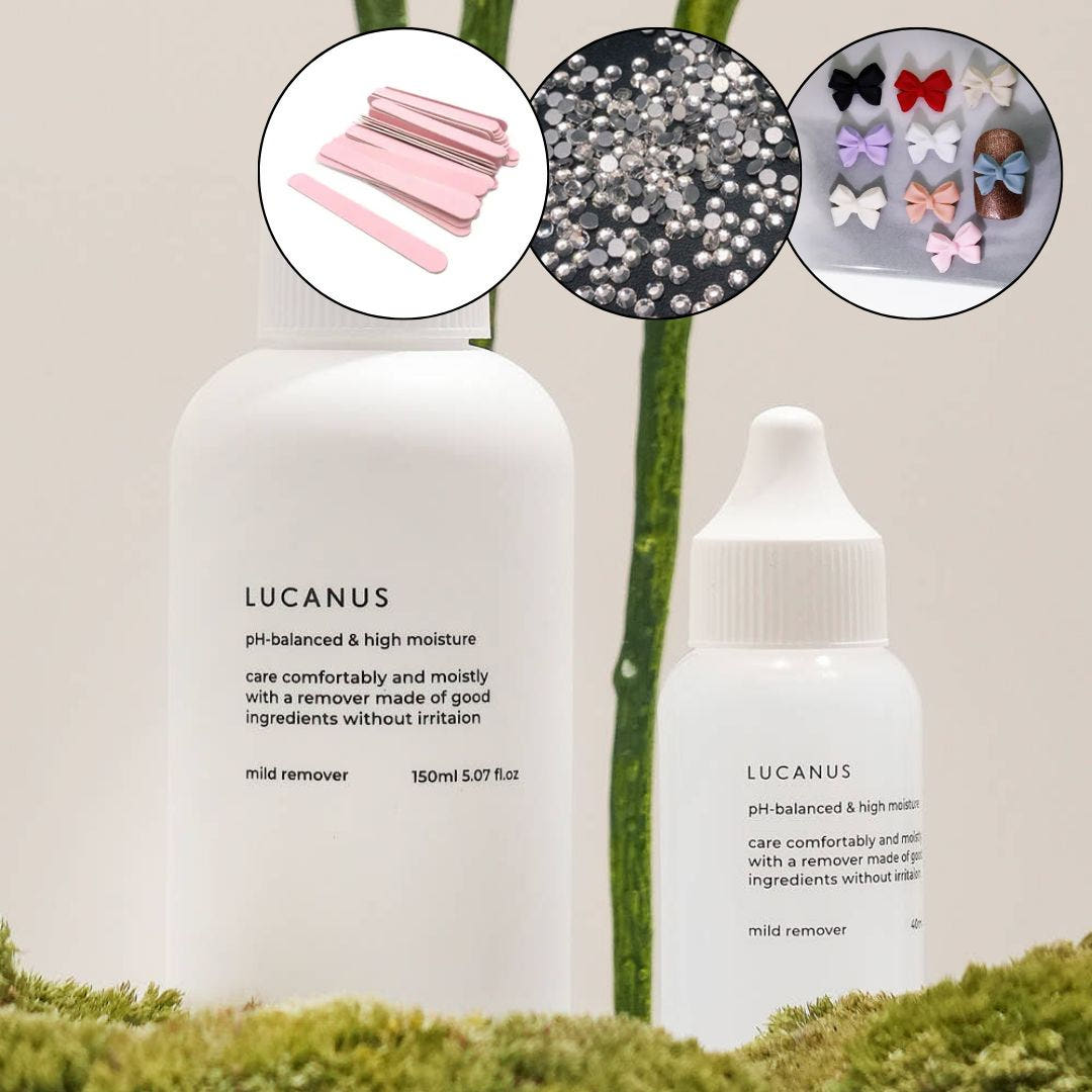 루카너스 마일드 큐티클리무버 연화제 2개+전용공병 2개+파츠30알 29,000원