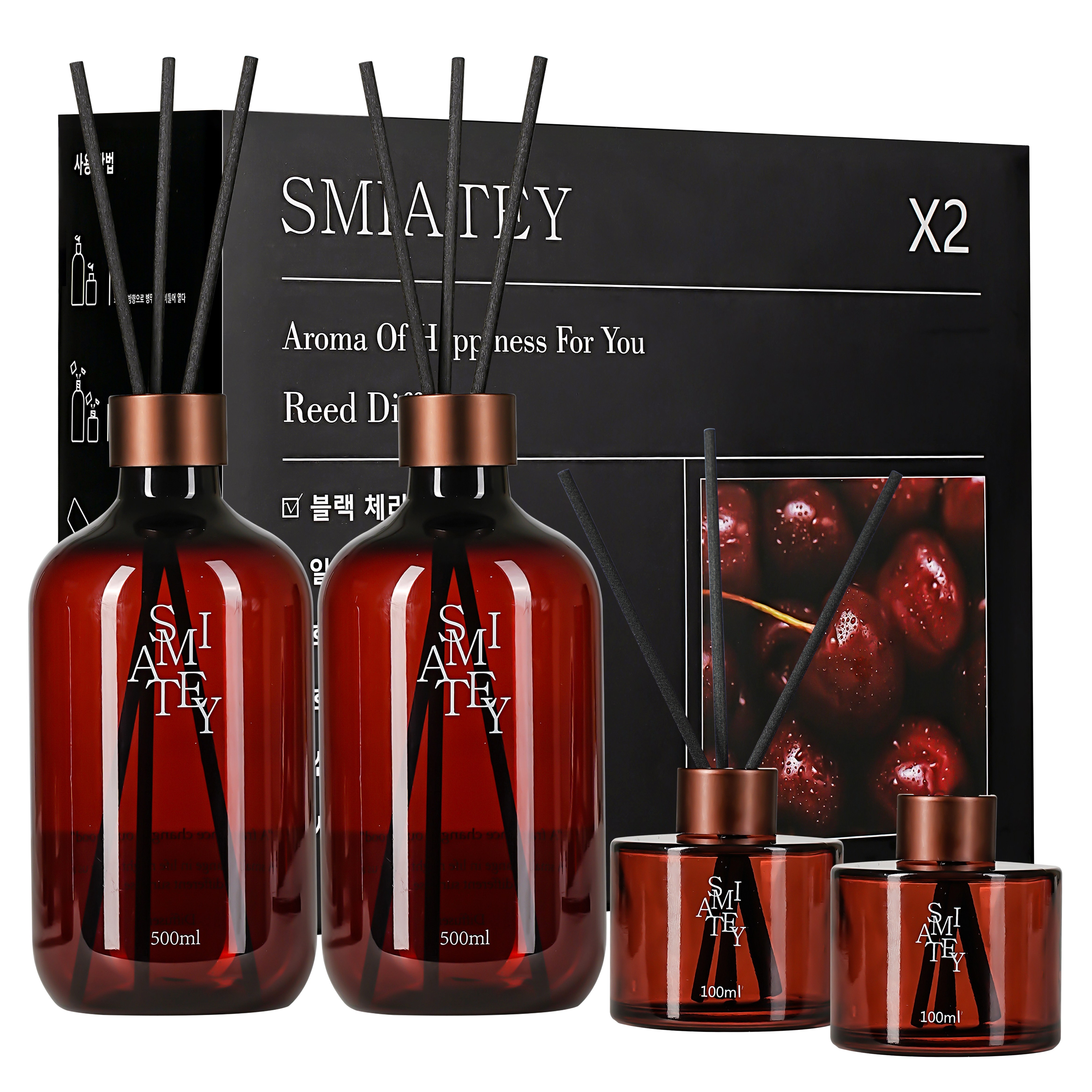스미어티 디퓨저 대용량 실내 방향제 리필액 선물 세트 집 화장실 방향제 500ml 10,800원