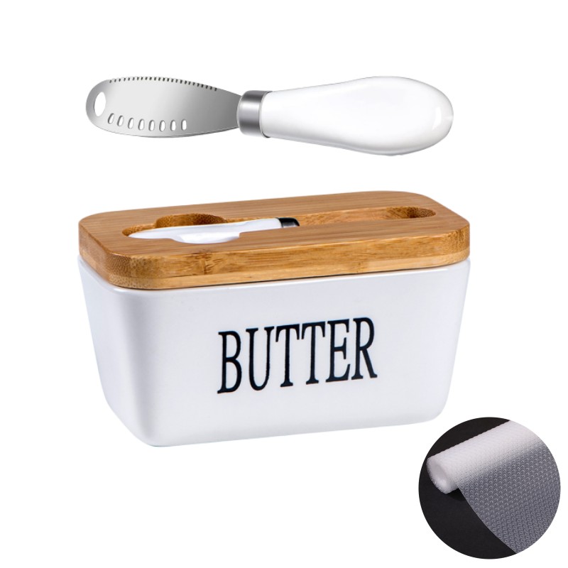 BUTTER BOX 대용량 600ML 도자기 버터 보관 용기+버터 나이프 세트 26,730원