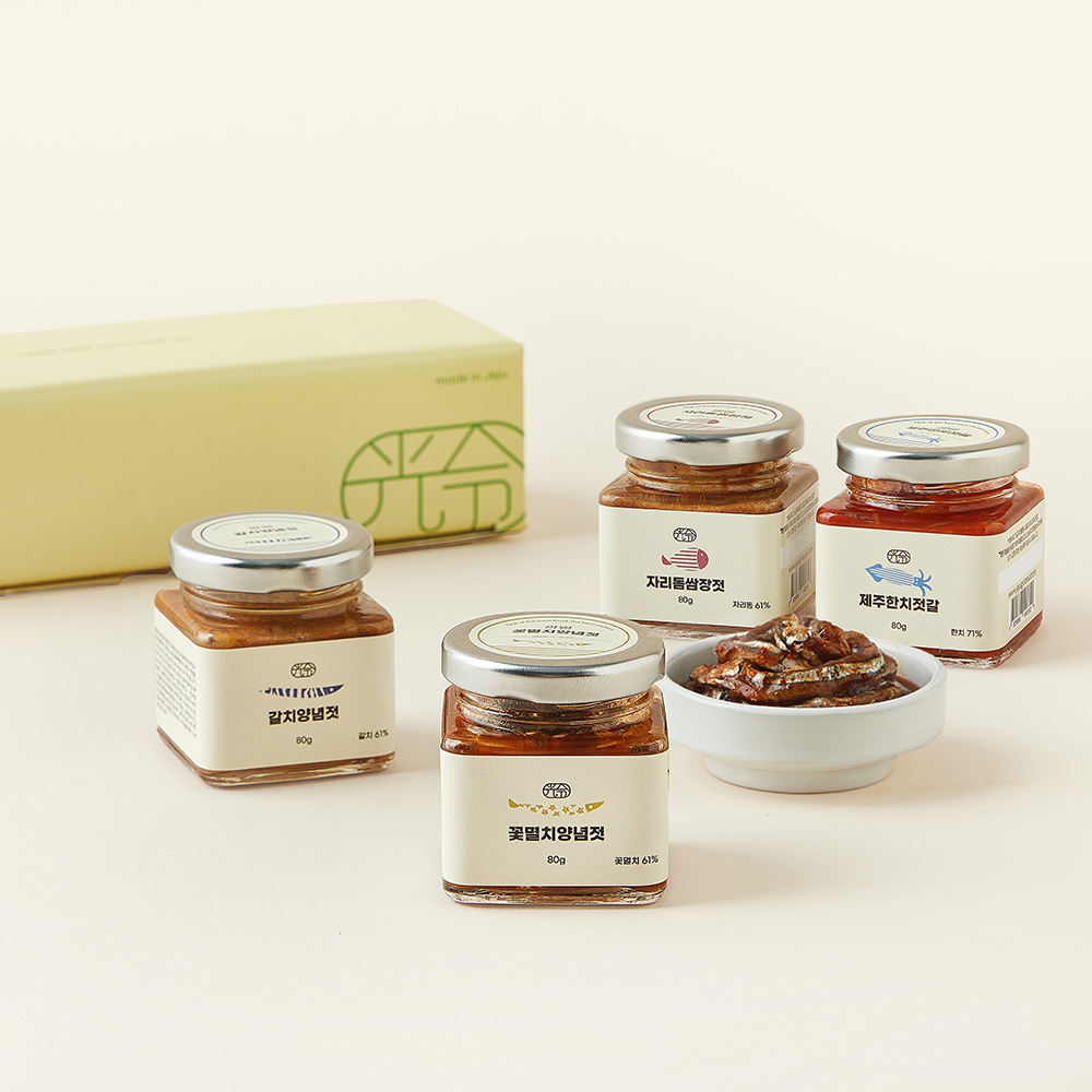 광령 [로켓프레시] 샘플러 젓갈 80g x 4종 세트 20,810원