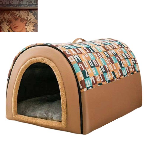 강아지 대형견 난방 텐트 극세사 방석 겨울 집 하우스 쿠션 63,960원