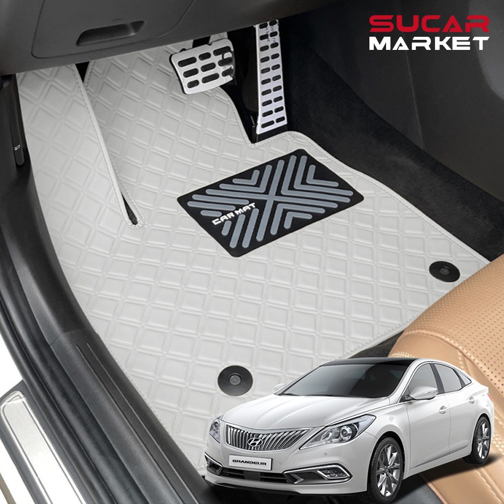 카구 그랜저 HG 스퀘어 발매트 LPG 운전석+조수석+뒷자석 트렁크 차박 차량용품 96,300원