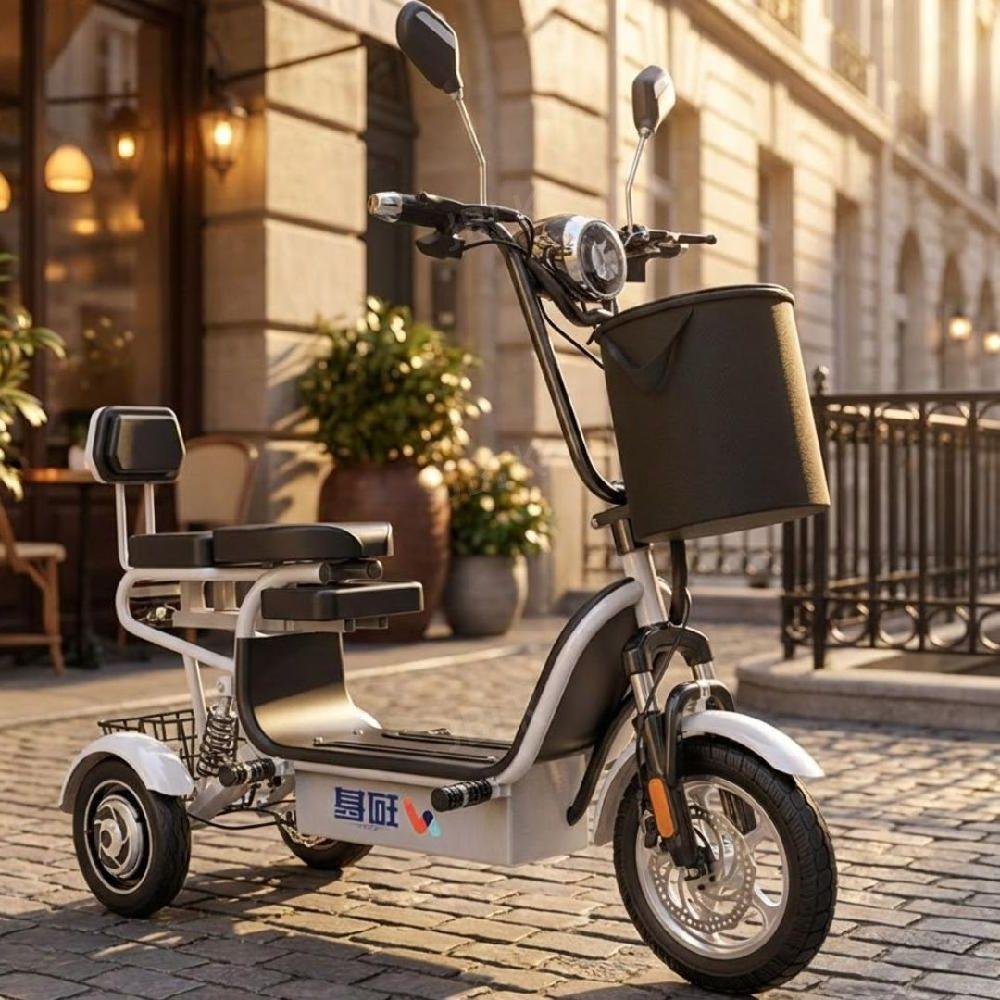 뉴트라이브 출퇴근용 삼륜 전기 자전거 배달용 고성능 세발 스쿠터 638,600원