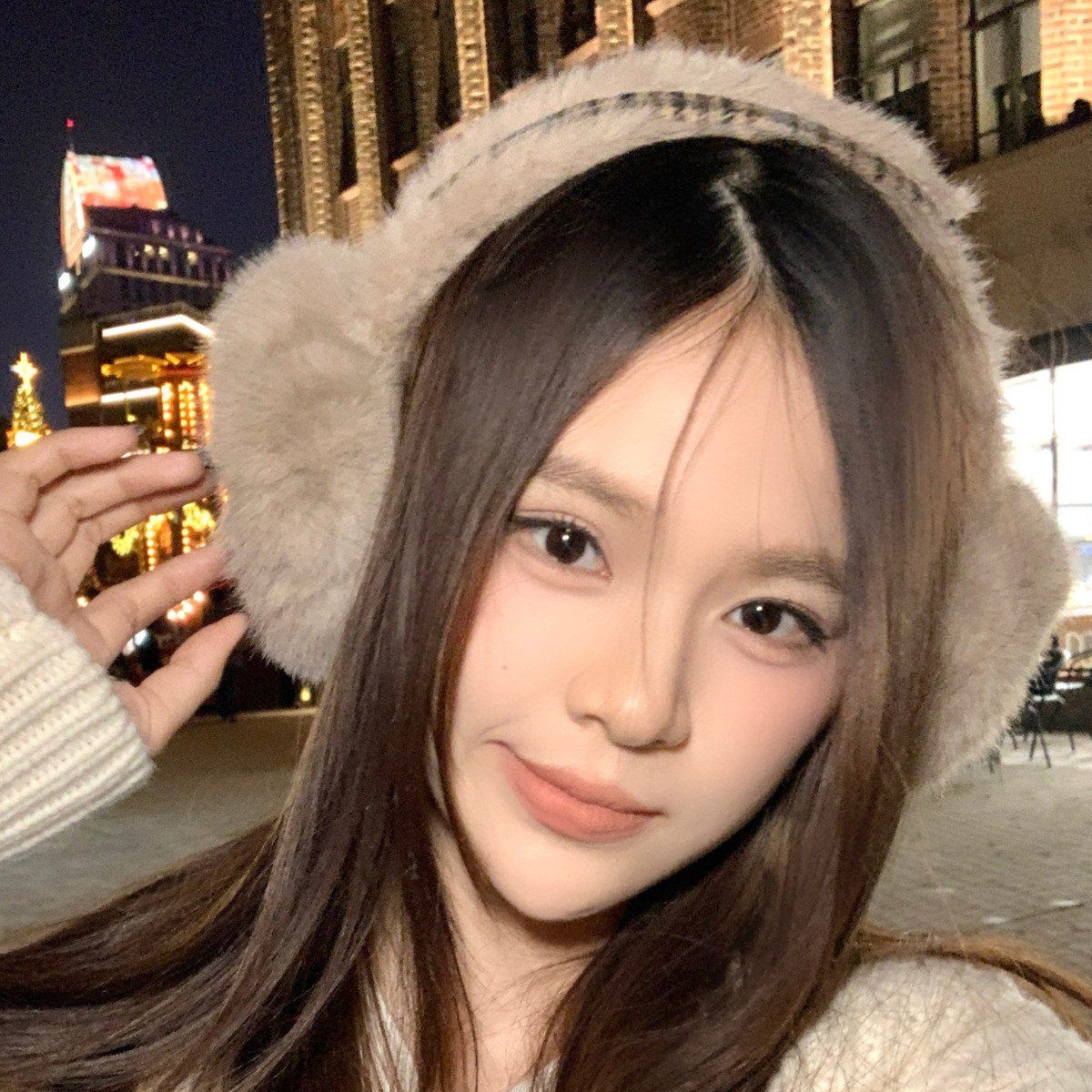 여성 귀마개 체크 접이식 방한 털 귀마개 따뜻한 귀마개 double in in ACC1622 19,950원