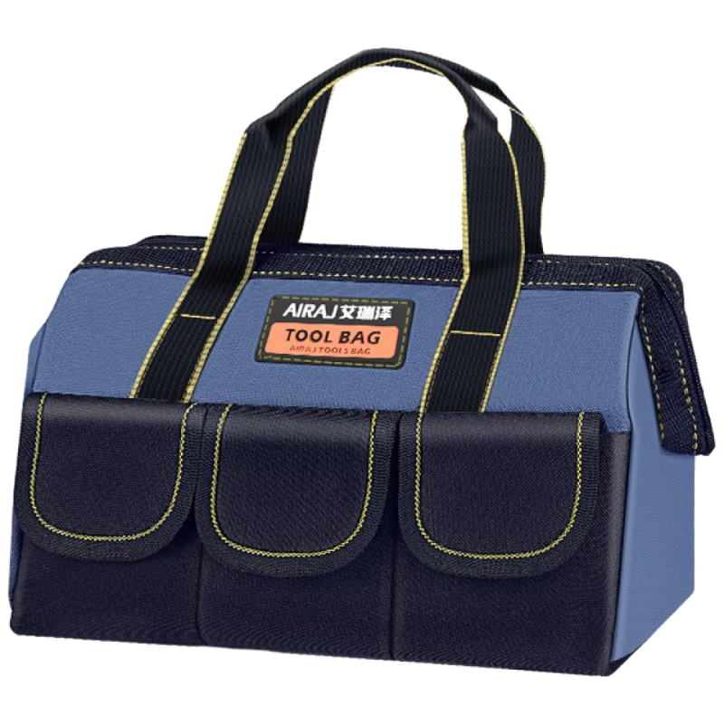 AIRAJ 공구 수납 가방,새해 신제품 대폭 할인,대용량 다중 포켓 디자인, 13/14/16인치 규격, 방수.방유 기능, 내마모성 강화형 산업/DIY/수리 전용., 1개 7,500원