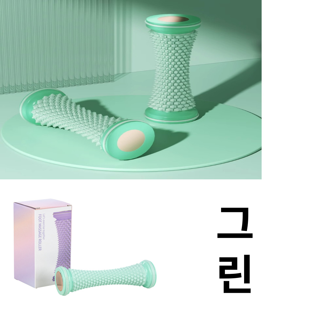 온리코 시원한 발마사지 롤러봉, 1개, 그린 5,900원