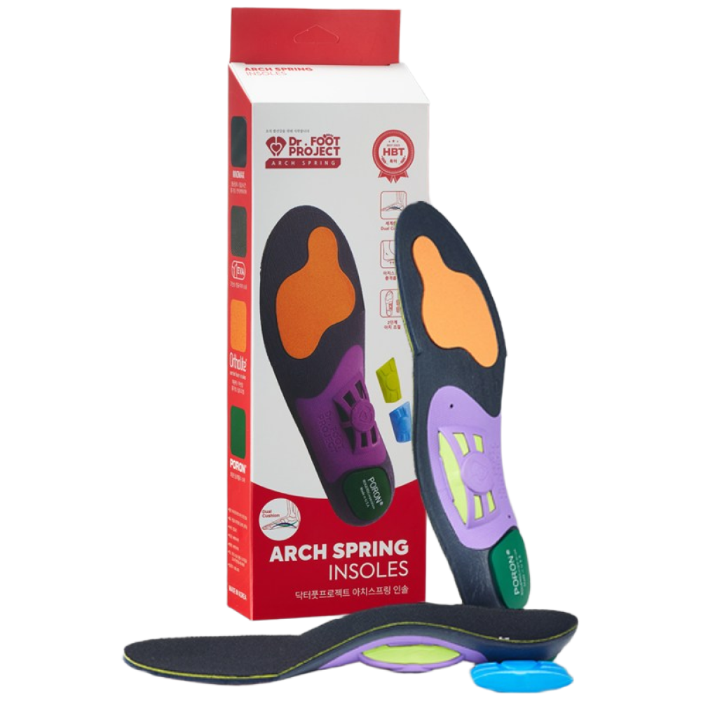 족저근막 발바닥 통증 인솔닥터풋프로젝트 아치스프링 인솔 기능성 아치 깔창, 1개 59,000원