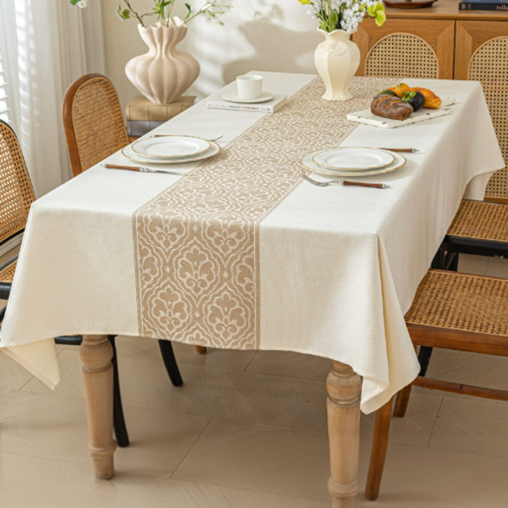 마미루 심플한 포인트 테이블 식탁보, 디자인 13, 1개, 140 x 260 cm 32,200원