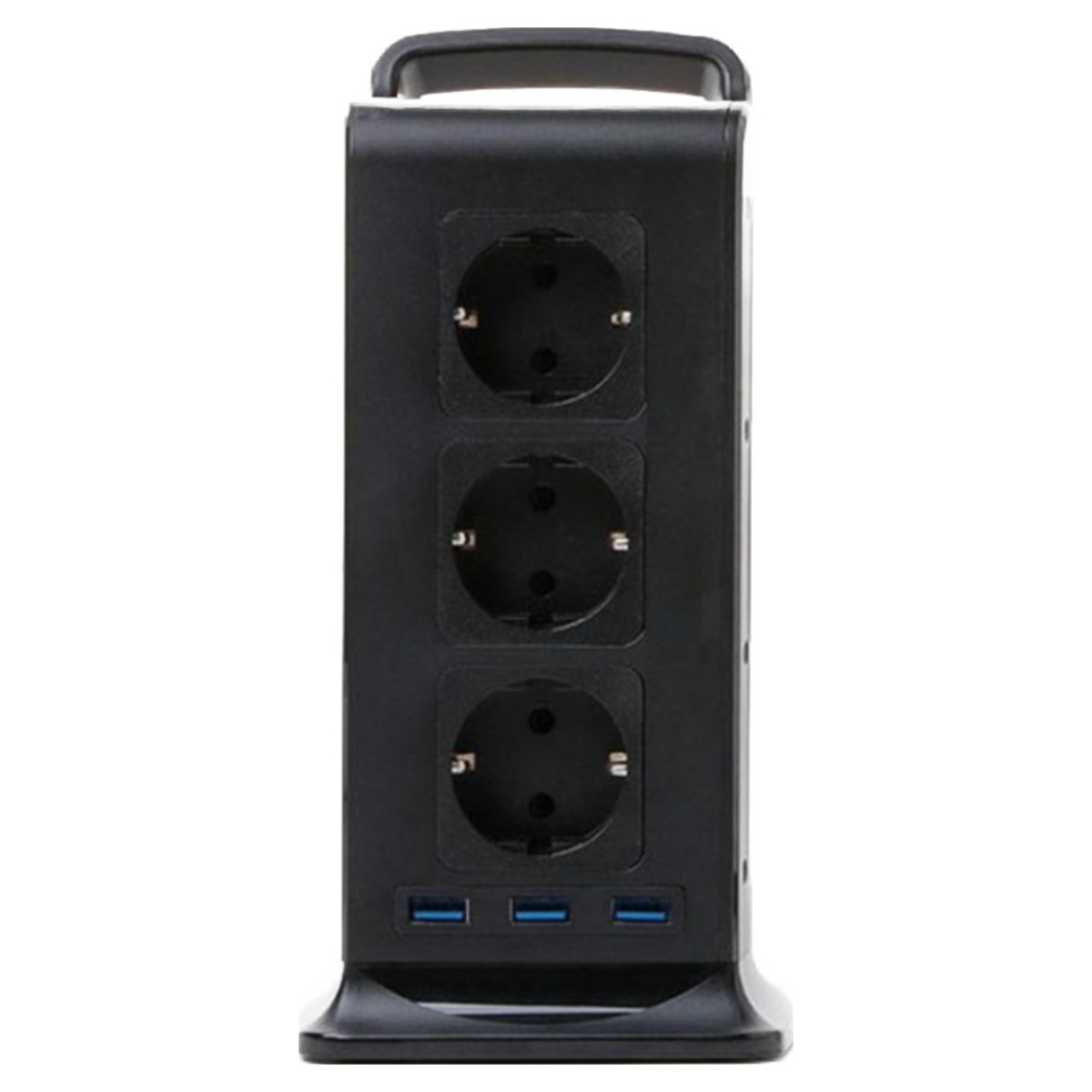 (파워) 15구 텔로 4000W 서지 보호 USB 타워 멀티탭 - 스마트 과부하차단, KC인증 접지 안전 고용량 대용량 고급 멀티탭, 선정리 가능한 인테리어용 예쁜 디자인 콘센트, 본상품선택, 1개 65,000원