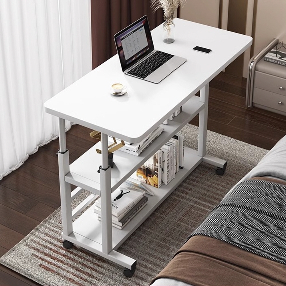 오브민 높이조절 이동식 3단 수납선반 사이드노트북 테이블, 화이트 22,900원
