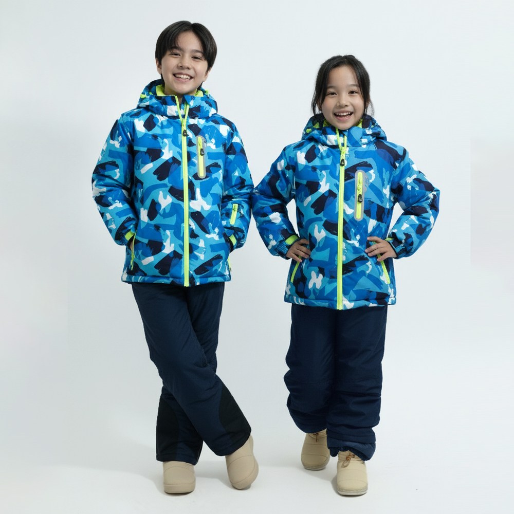 SUB22 아동용 방수 눈썰매 어린이 스키복 상하의 세트 77,600원