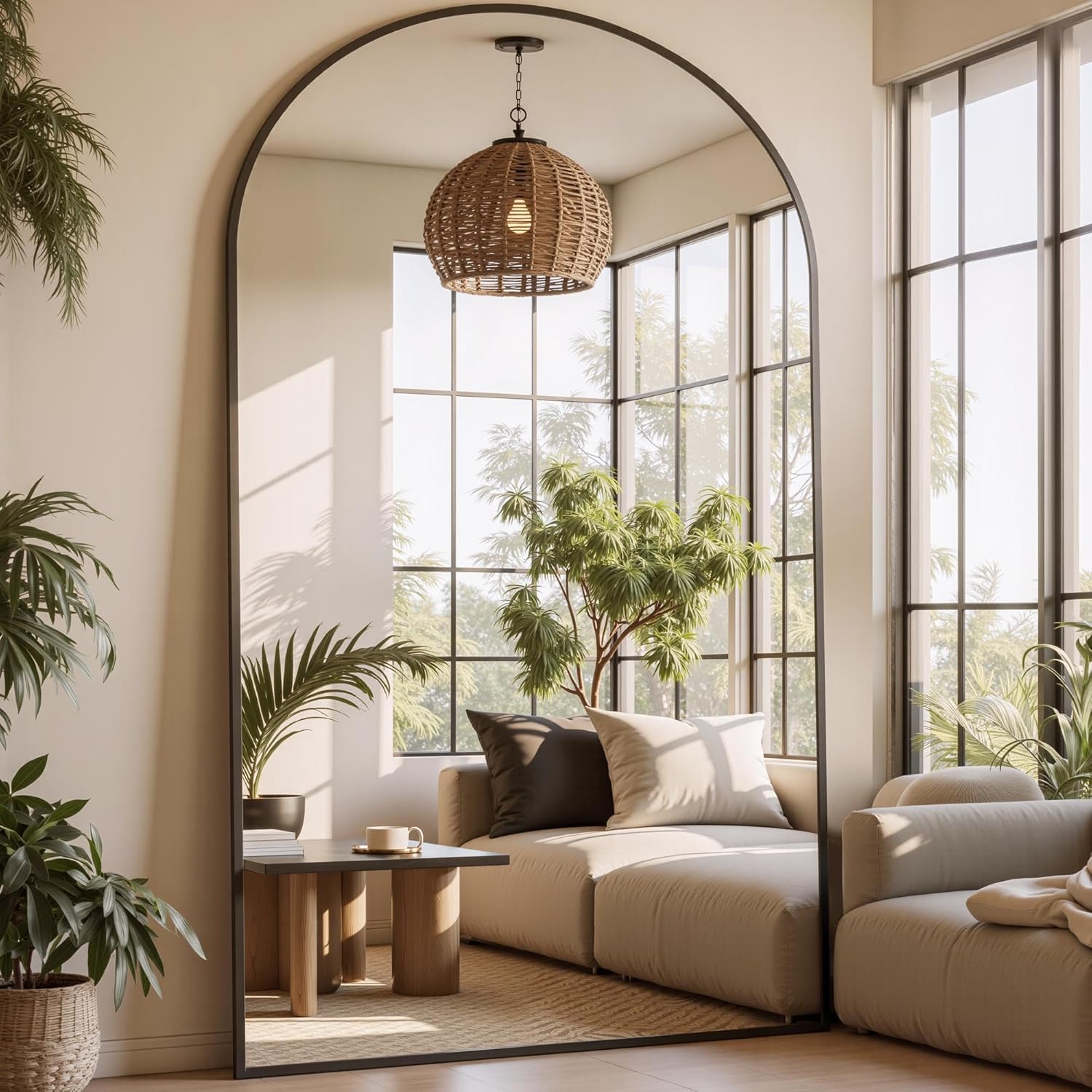 안토크 벽걸이 전신거울 초대형 아치형 벽거울 3in1 거치 스탠드 지지대 이동식 원룸 미용실용 전신경 2020x1020mm 139,900원